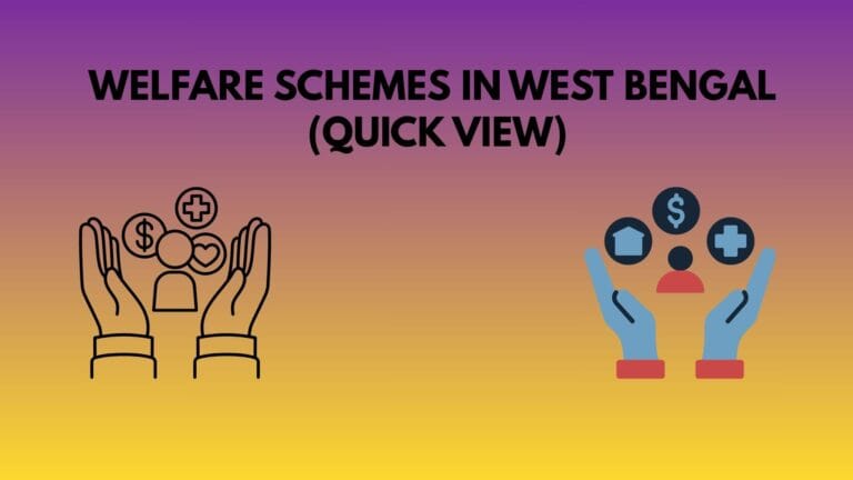 Welfare Schemes in West Bengal (Quick View)
