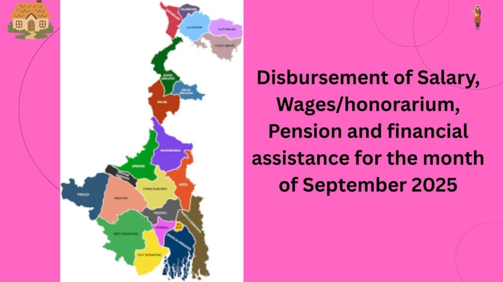 Disbursement of Salary, Wages honorarium, Pension and financial assistance for the month of September 2025