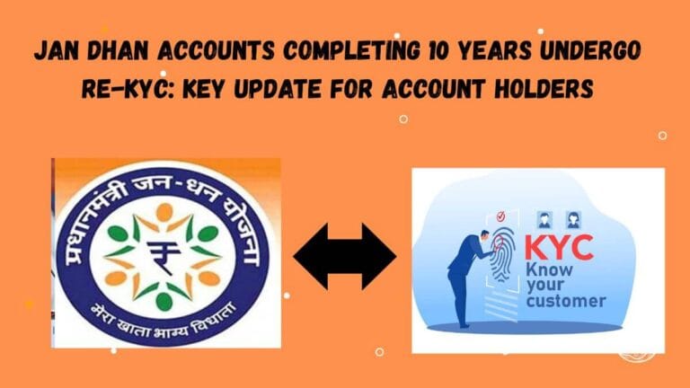 Jan Dhan Account Re-KYC